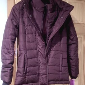 Womens winter slim puffer coat